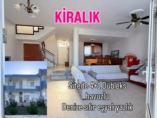 Denize sıfır dubleks yazlık Instagram paylaşımı