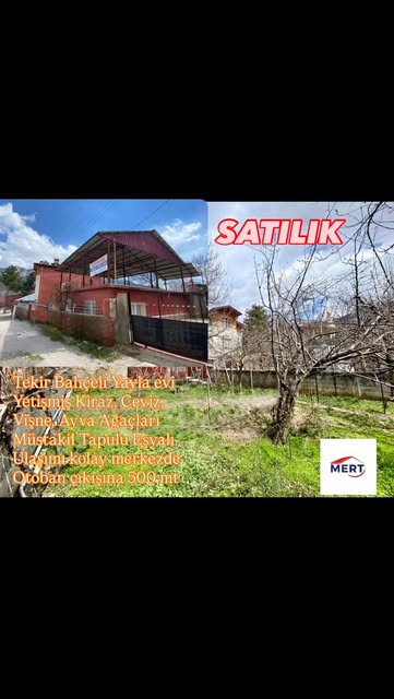 Tekir’de bahçeli yayla evi Instagram paylaşımı